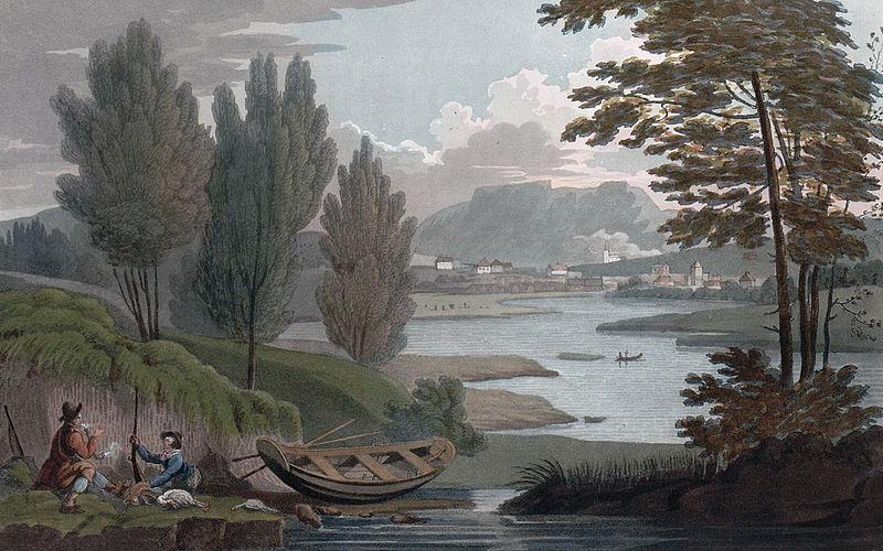 John William Edy Distant View of Skeen oil painting picture